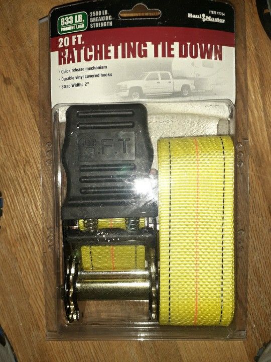 Ratcheting Tie Down.