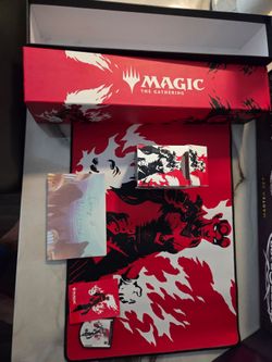 Ultrapro MTG Chandra playmat bundle
