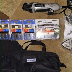 Dremel Mm50 Oscillating Multi Tool (With Extra Attachments And Carry Bag)