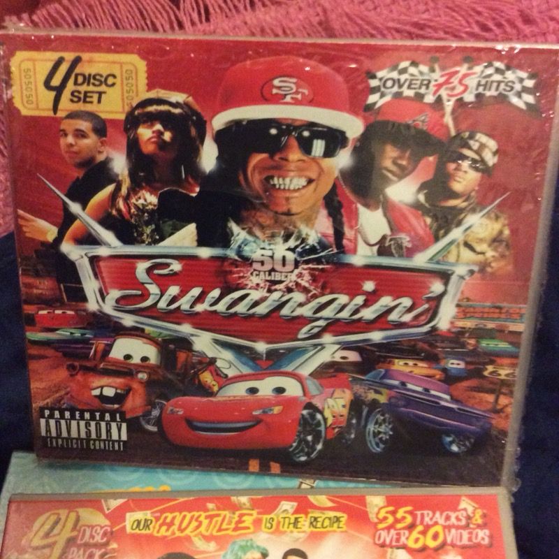4 CDs Rap Hip-hop music drake lil Wayne Gucci Mane Rick Ross