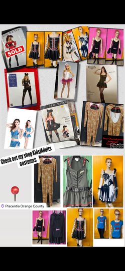 Woman’s Costumes   New/ pre-loved Costumes 