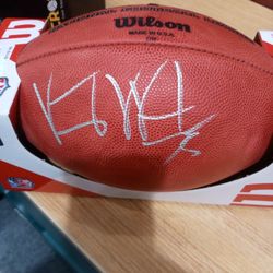 Vince Wilfork #75 Autograph Football