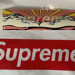 Supreme Roy Lichtenstein “Sunrise” Box Logo Sticker