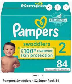 Pampers Swaddlers, 2 , 84 Count...