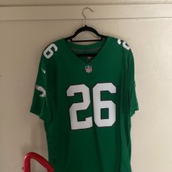Kelly Green Eagles Saquan Barkley Jersey
