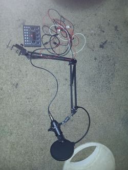 Professional music studio equipment