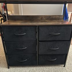 Drawer Dresser Fabric Cabinet