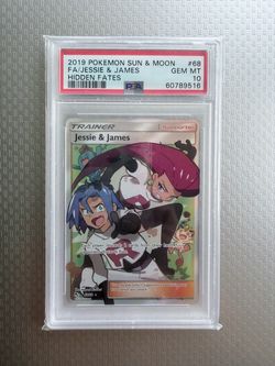 Pokémon Jessie & James Full Art PSA 10 Hidden Fates