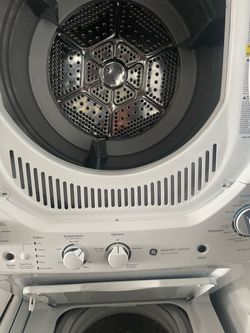 Double stacked washer dryer