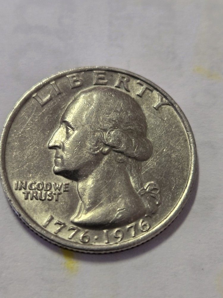 Bicentennial Quarter. Missing P Mint Mark.