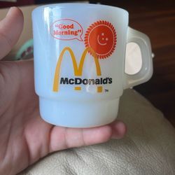 McDonald’s glass cup vintage