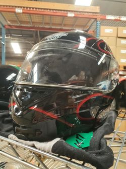 Harley Davidson Flip Up Flame Helmet