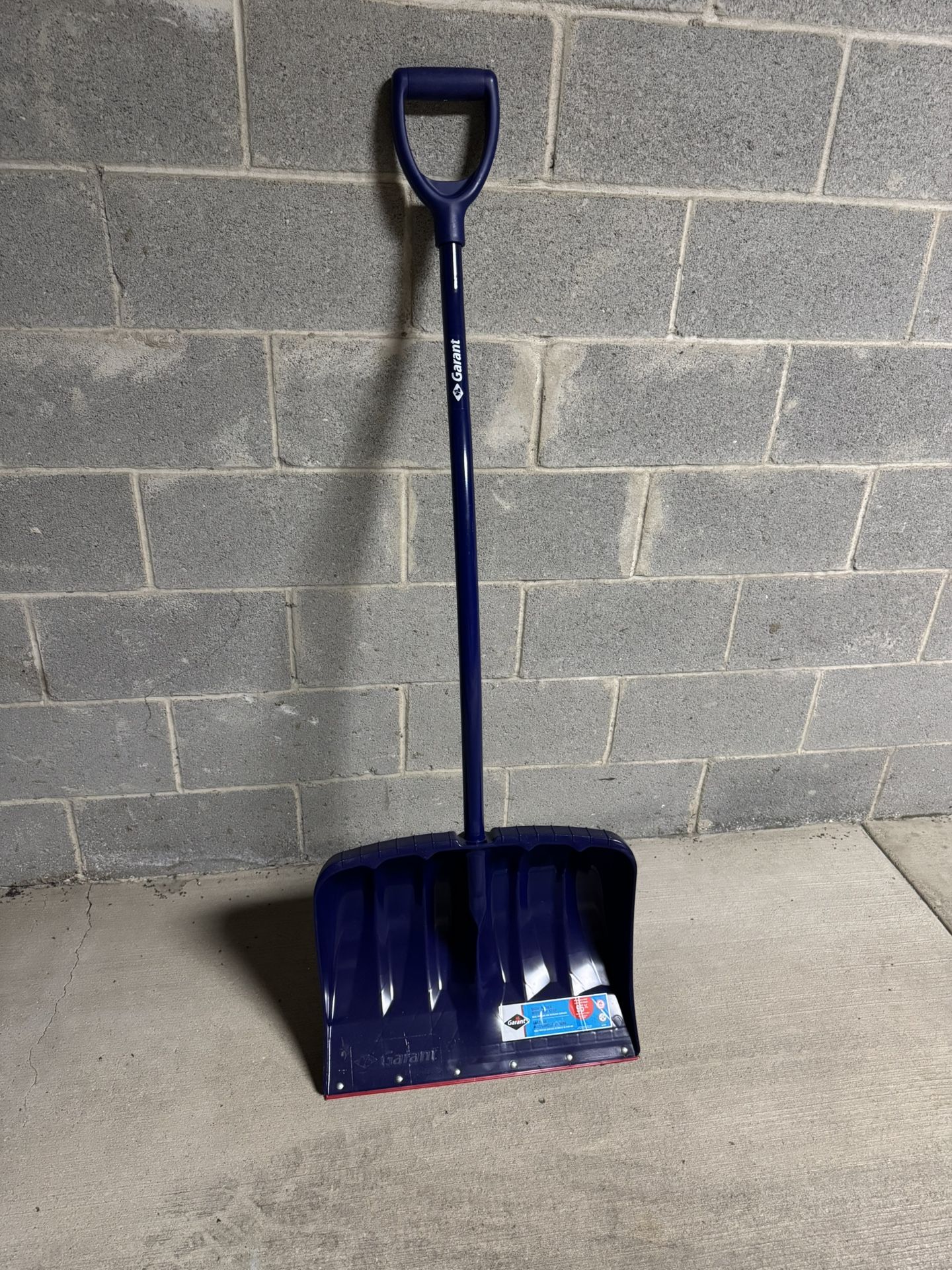 Garant 18 In. Poly Blade Snow Shovel with Ergo Handle