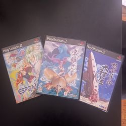 CAVE Ps2 lot (Dondonpachi, Mushihimesama, Espgaluda)