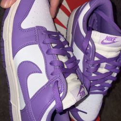 Nike Purple And White Air Force