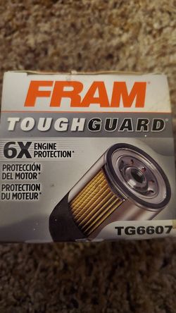 Brand new in box fram tough guard oil filter TG6607