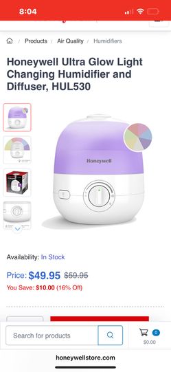 Honeywell Ultra Glow Humidifier