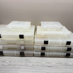 Organize bolts,screws or fishing gear like lures, hooks, and terminal tackle.