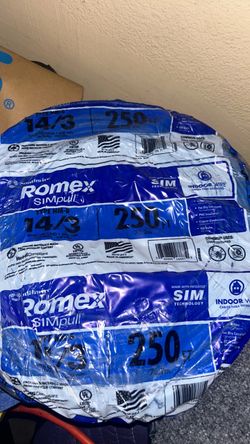 Romex wire 14/3 Wire 250 ft