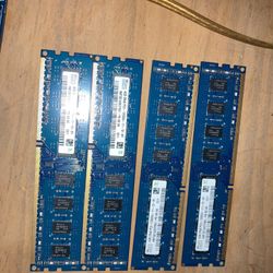 4-4gb Ram Sticks And Graphics Board