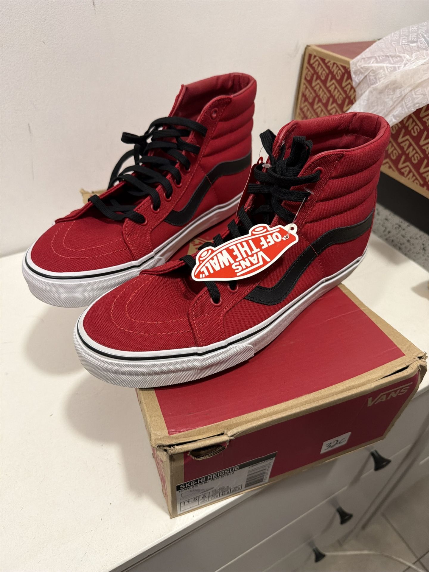 VANS Sk8-Hi Reissue Chili Pepper Black 11.5