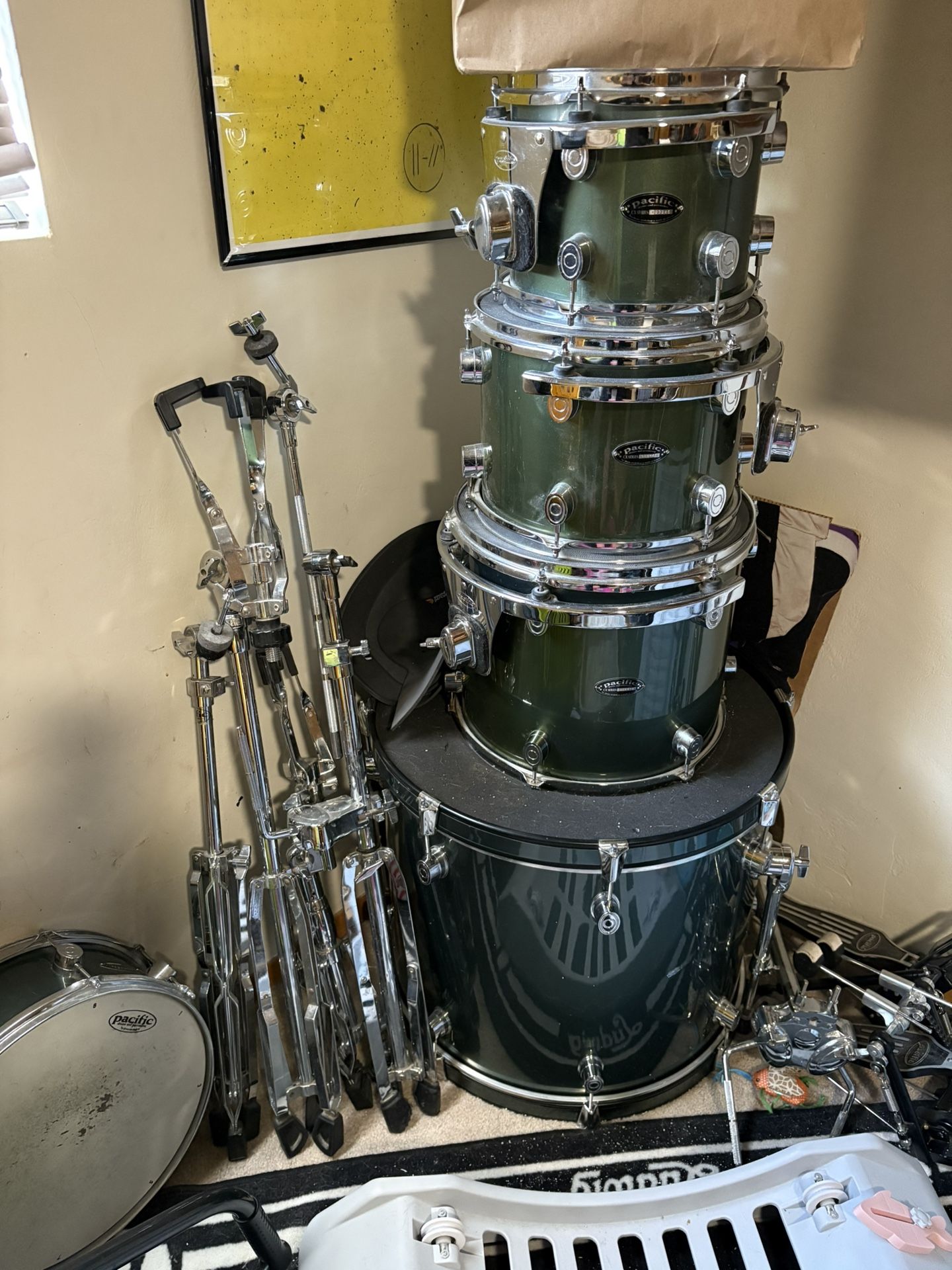 PDP Pacific Drums CX Series Drum Set With Cymbals 