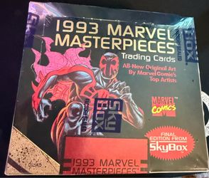 1993 MARVEL MASTERPIECES TRADING CARDS BOX FACTORY SEALED 36 PACKS