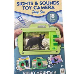 NWT- Melissa & Doug Rocky Mountain Sights & Sounds Toy Camera Play Set 