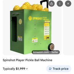 Spinshot Player Pickleball Machine