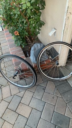 Speed master 23 26” rims with delore lx shimando hubs