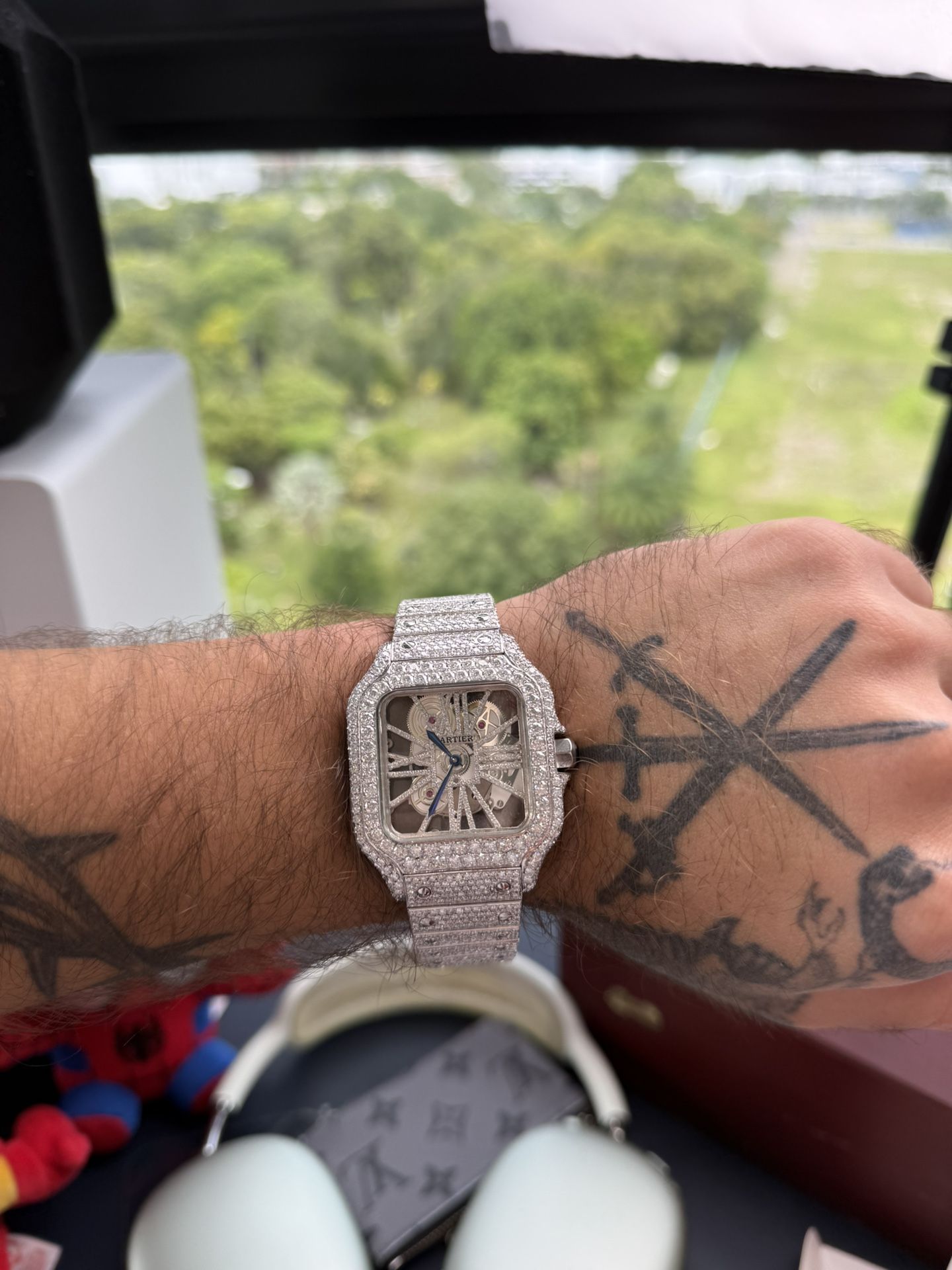 Cartier Skeleton Bust Down