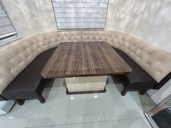 Custom Kitchen Table + Booth