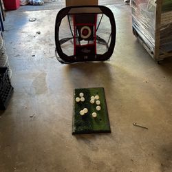 Golf chipping practice game