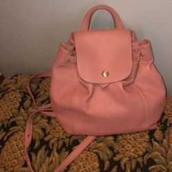 Longchamp Backpack Leather.New