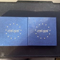 2X 1976 US Mint Bicentennial Silver Proof Set