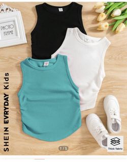 Set Of 3 Girls Blouses