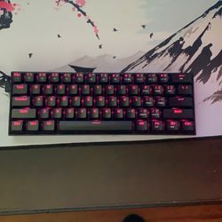 Mouse & Keyboard Mechanicl Red dragon 