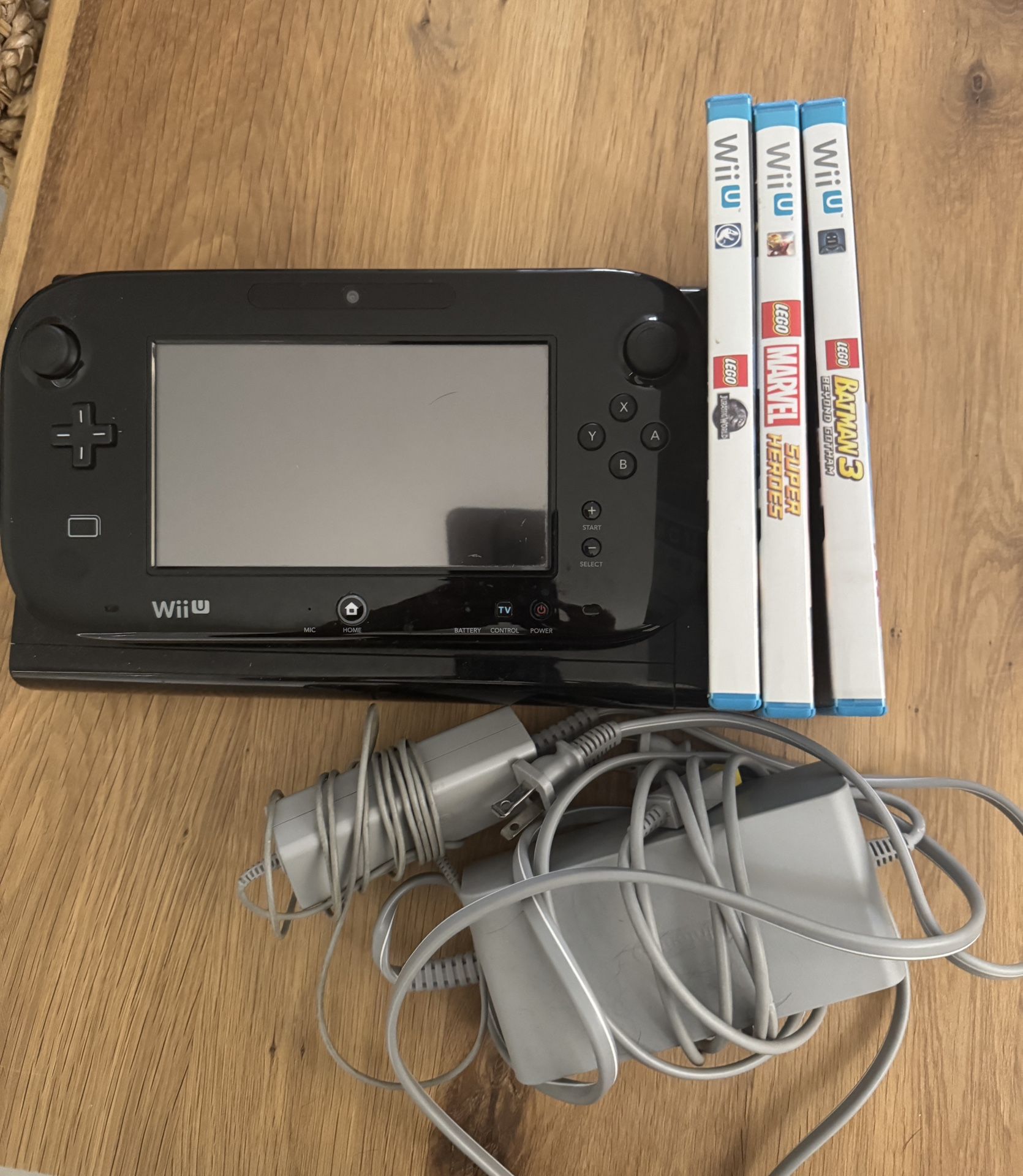 Wii U Console W 3 Games