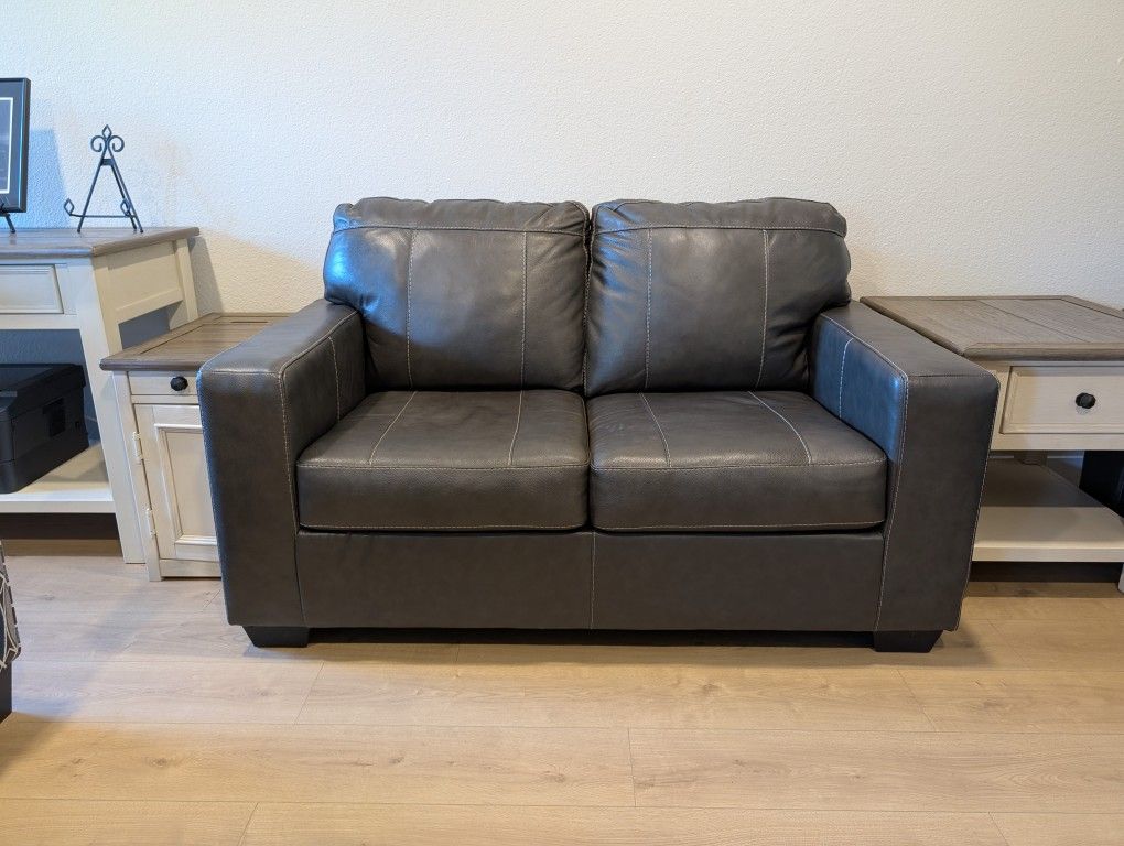 Ashley Furniture Leather Loveseat