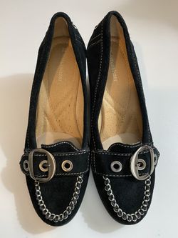 Naturalizer women’s wedge shoes leather size 8 medium