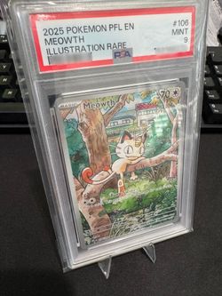 PFL Meowth 106/094 PSA 9