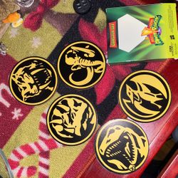 Mmpr Coaster Set Brand New 
