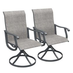 Patio Swivel Rocking Chair (Set of 2)
