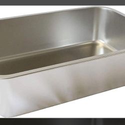Midlee XL Stainless Litter Box