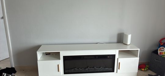 Fireplace TV stand