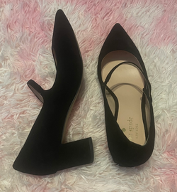 Kate Spade Black Mary Jane Heels