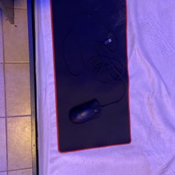 Gaming Mouse Pad With Gaming Mouse