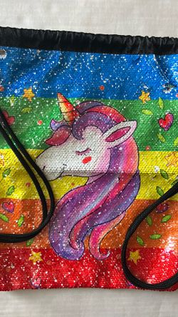 Sequin backpack