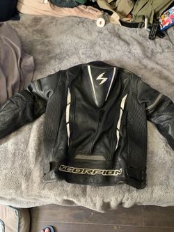 Leather Motorcycle Jacket, Scorpion