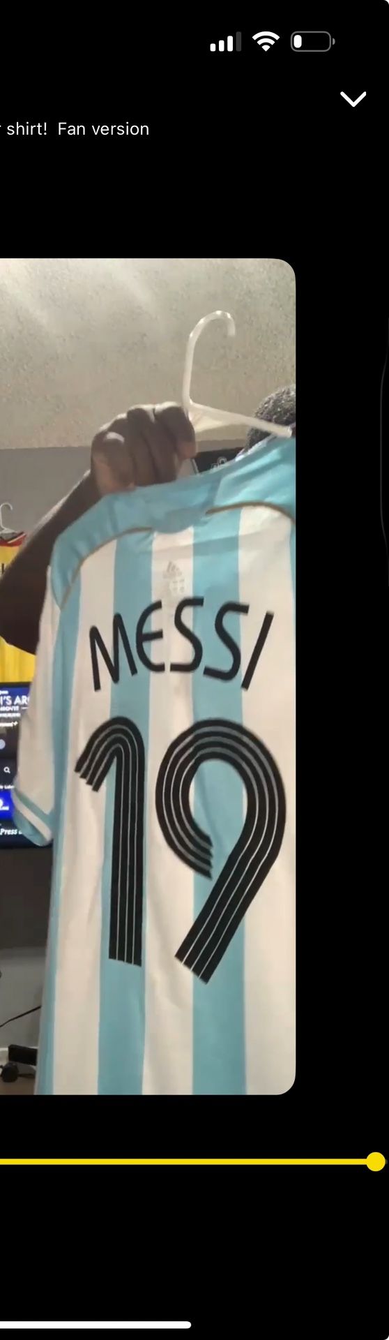 Messi Argentina When He First Started With Tag.
